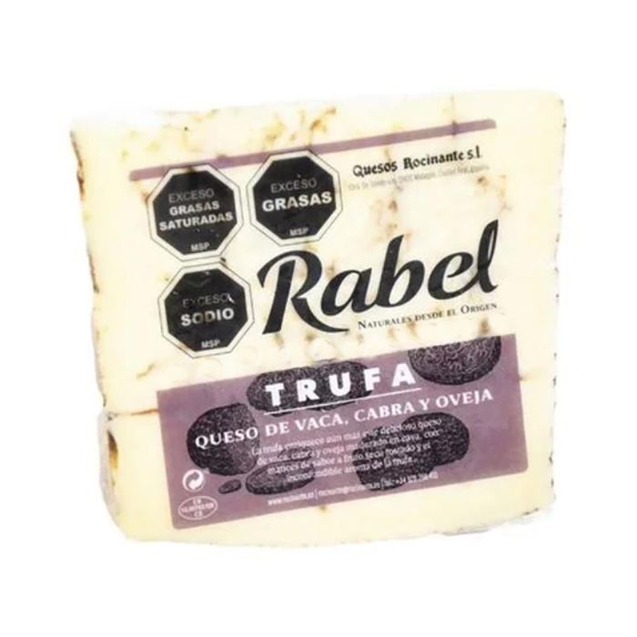 Queso-Mezcla-Semicurado-con-trufas-RABEL-150-g Queso-Mezcla-Semicurado-con-trufas-RABEL-150-g