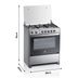 Cocina-INDURAMA-Alcala-5-hornallas-y-horno-a-gas