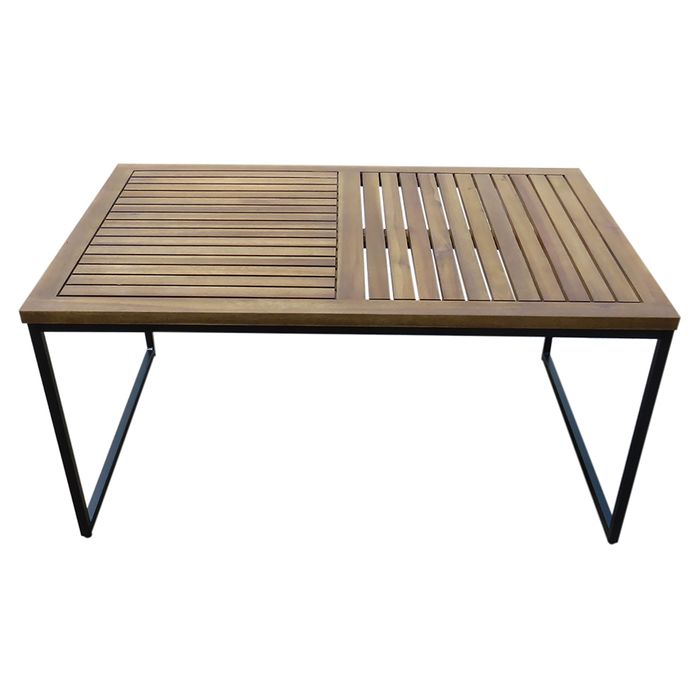 Mesa-en-Madera-Acacia-y-Metal-90x60x43-cm Mesa-en-Madera-Acacia-y-Metal-90x60x43-cm