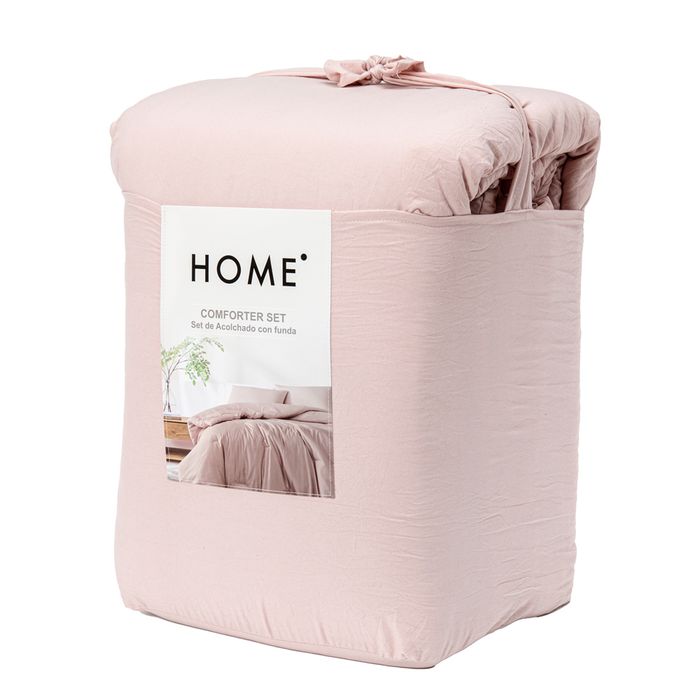 Acolchado-HOME-linea-Confort-King-Size-3-piezas-280x240-50x70-color-rosa