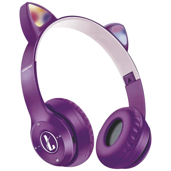 Auricular-Bluetooth-La-Cat-Orejas-Rgb-Gato-Vincha-Infantil Auricular-Bluetooth-La-Cat-Orejas-Rgb-Gato-Vincha-Infantil