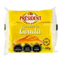 Queso-Gouda-para-Sandwich-PRESIDENT-200-g