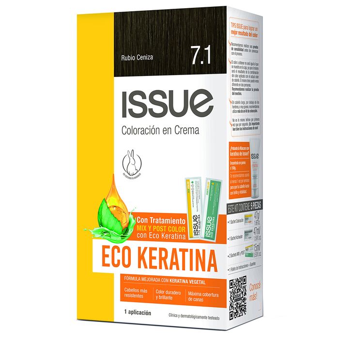 Coloracion-ISSUE-Kit-Keratina-N°-7.1 Coloracion-ISSUE-Kit-Keratina-N°-7.1