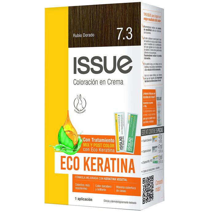 Coloracion-ISSUE-Kit-Keratina-N°-7.3 Coloracion-ISSUE-Kit-Keratina-N°-7.3