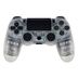 Joystick-LEDSTAR-Ps4-Inalambrico-Transparente-Blanco