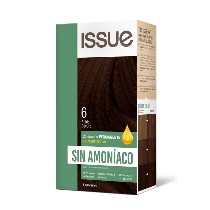 Coloracion-ISSUE-sin-Amoniaco-N°6-Kit-C10 Coloracion-ISSUE-sin-Amoniaco-N°6-Kit-C10