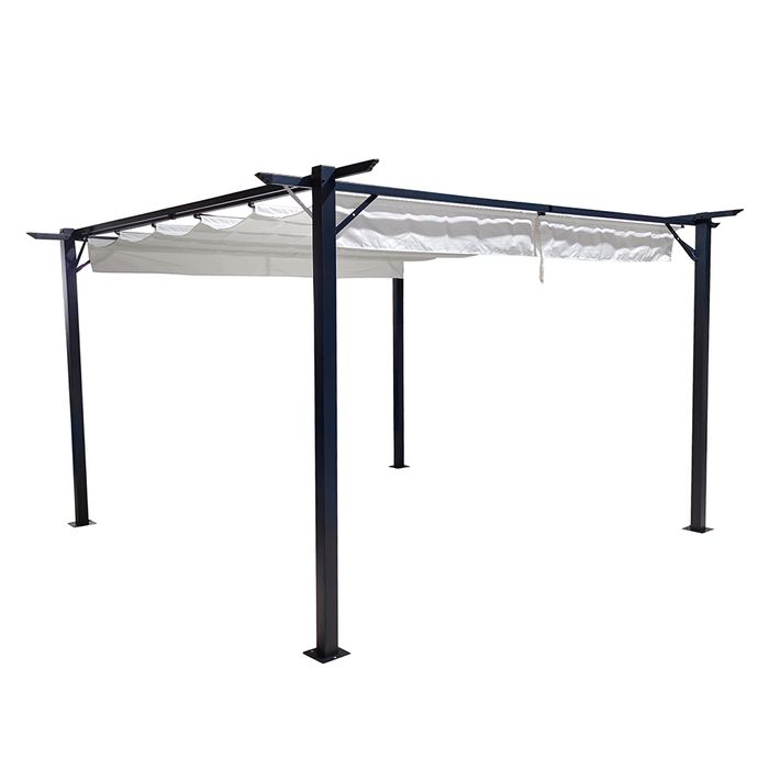 Pergola-con-techo-retractil-3x3-m-natural