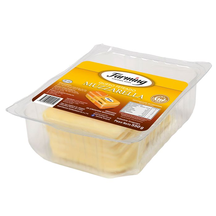 Queso-muzzarella-fetas-FARMING-550-g Queso-muzzarella-fetas-FARMING-550-g