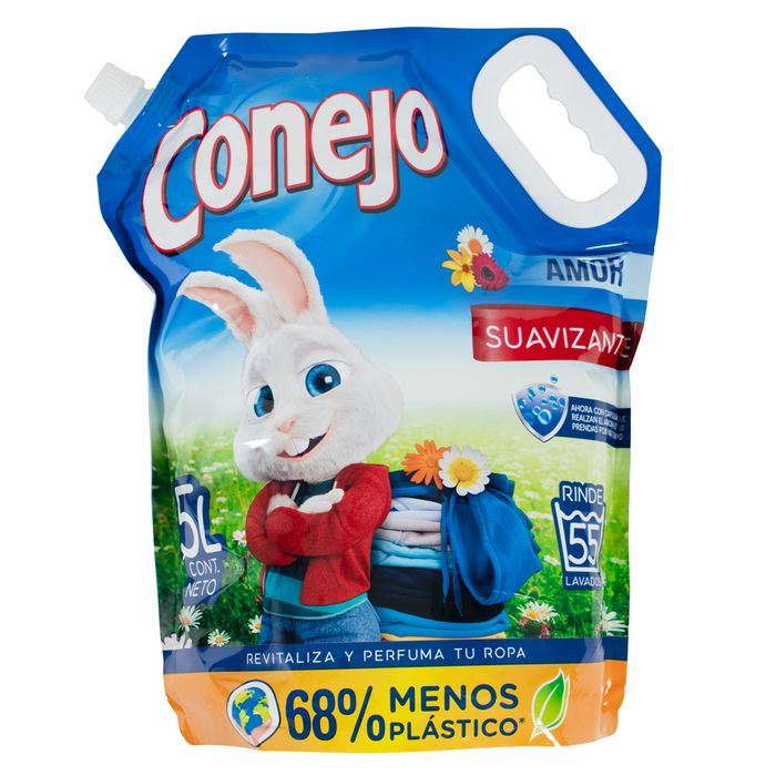 Suavizante-CONEJO-Amor-5-L Suavizante-CONEJO-Amor-5-L