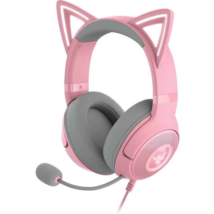 Vincha-Gaming-RAZER-Kraken-Kitty-V2-con-RGB-Rosa