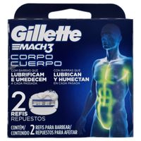 Pack-x-2-Repuesto-GILLETTE-Mach-3-Cuerpo-Razor