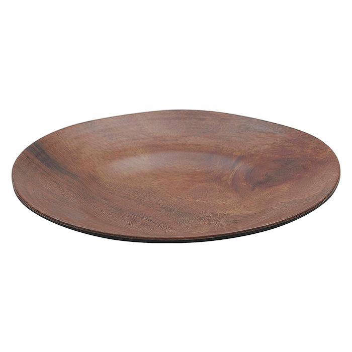 Plato-redondo-ondulado-melamina-marron-225-x-35-cm