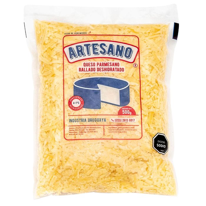 Queso-rallado-hebras-Artesano-500-g Queso-rallado-hebras-Artesano-500-g