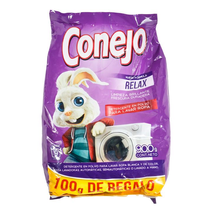 Detergente-en-polvo-CONEJO-Relax-900-g