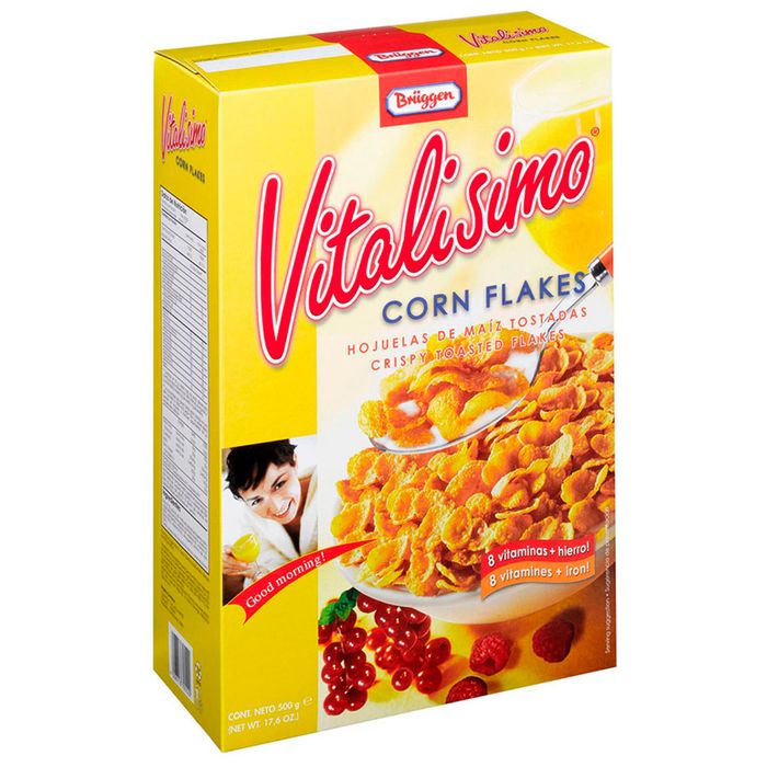 Cereal-Corn-Flakes-Vitalisimo-BRUGGEN-cj.-500-g Cereal-Corn-Flakes-Vitalisimo-BRUGGEN-cj.-500-g