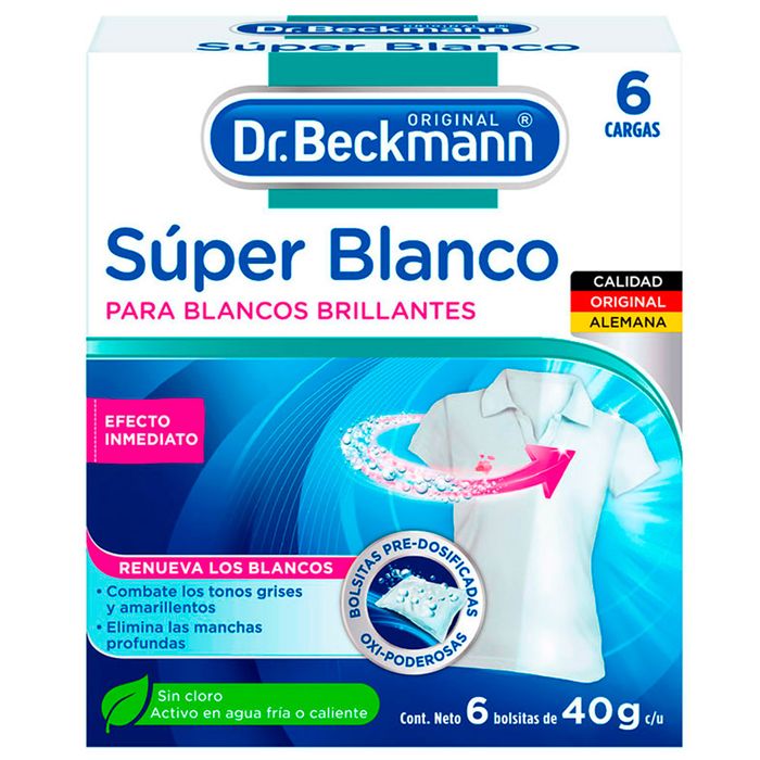 Blanqueador-DR.BECKMANN-bolsitas-6-un-Cj.240-gr Blanqueador-DR.BECKMANN-bolsitas-6-un-Cj.240-gr