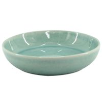 Plato-Hondo-20-cm-Ceramica-Reactive-Glaze-Verde