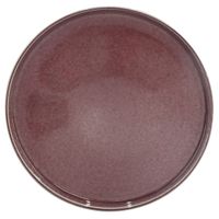 Plato-265-cm-Ceramica-Reactive-Glaze-Bordo