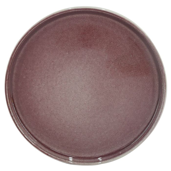 Plato-21-cm-Ceramica-Reactive-Glaze-Bordo