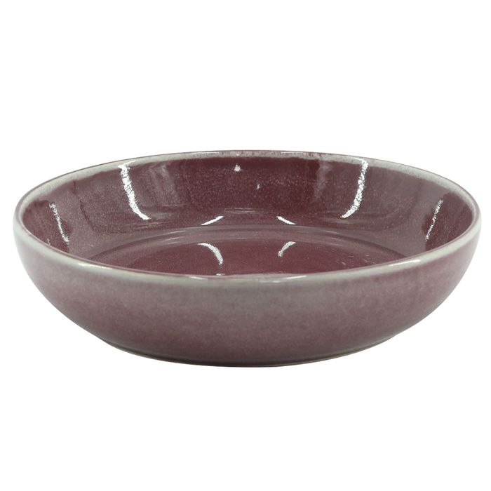 Plato-Hondo-20-cm-Ceramica-Reactive-Glaze-Bordo