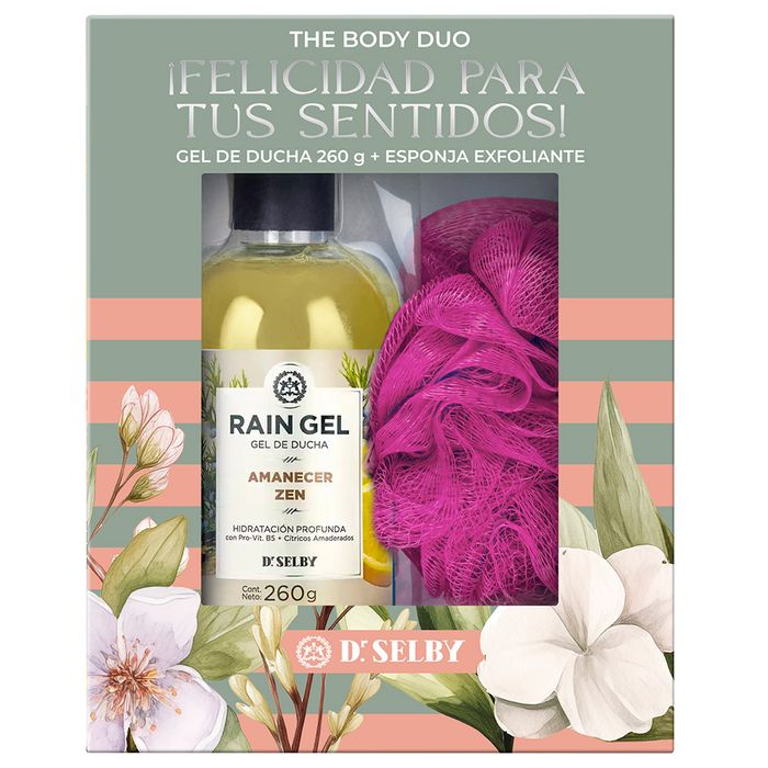 Estuche-gel-de-ducha-RAIN-GEL-amanecer-z---esponja Estuche-gel-de-ducha-RAIN-GEL-amanecer-z---esponja