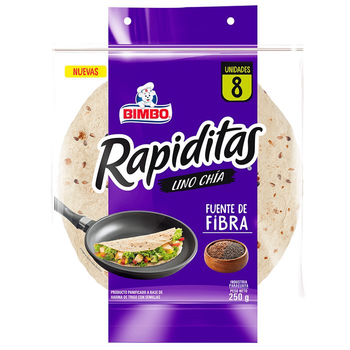 Tortillas-rapiditas-BIMBO-lino-chia-250-g Tortillas-rapiditas-BIMBO-lino-chia-250-g