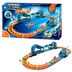 Pista-con-looping-y-puente-con-auto-con-luz