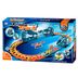 Pista-con-looping-y-puente-con-auto-con-luz