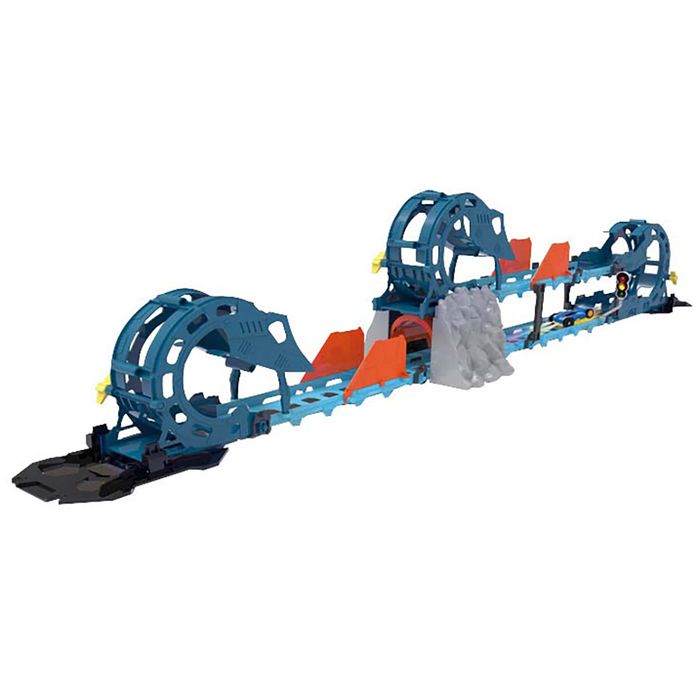 Pista-multilooping-con-auto-con-luz
