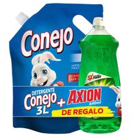 Pack-Deter-CONEJO-Fresh-3-L---Detergente-AXION-de-Regalo