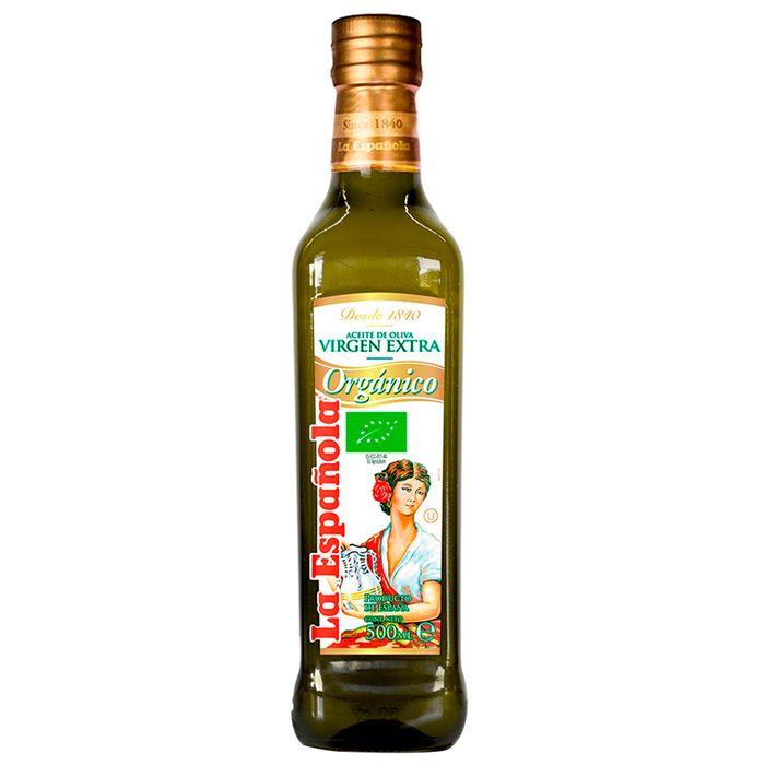 Aceite-de-oliva-extra-organico-La-Española-500-cc