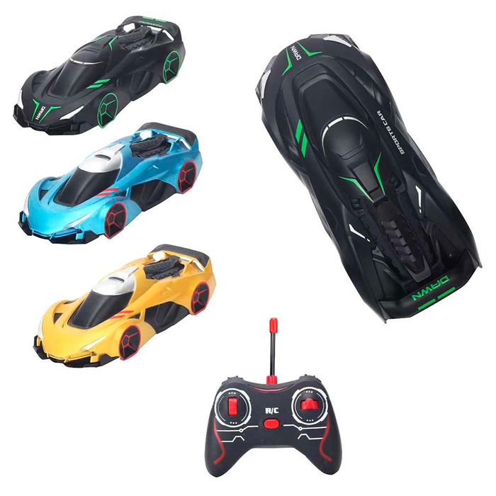 Auto-rc-16-cm-anda-en-pared