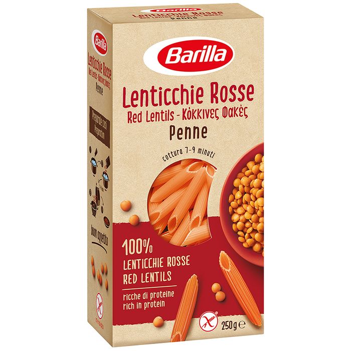 Fideos-penne-de-lenteja-roja-BARILLA-250-g