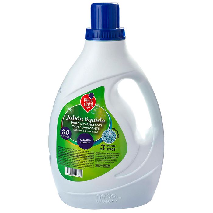Detergente-Liquido-con-Suavizante-PRECIO-LIDER-3-L Detergente-Liquido-con-Suavizante-PRECIO-LIDER-3-L