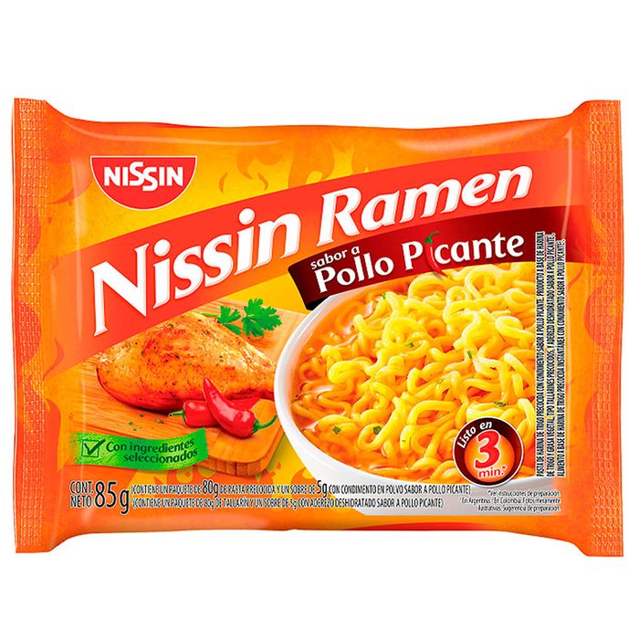 Pasta-Ramen-NISSIN-Pollo-Picante-85-g Pasta-Ramen-NISSIN-Pollo-Picante-85-g