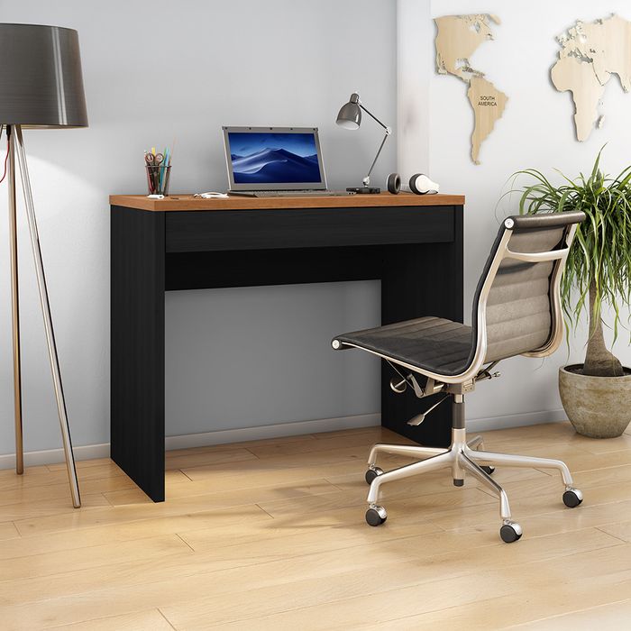 Escritorio-Slim-1-cajon-90x75x44-cm-negro-canela