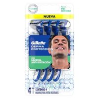 Maquina-de-afeitar-GILLETTE-derma-proteccion-x-4-un