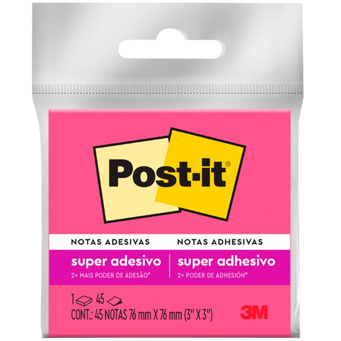 Notas-autoadhesiva-Post-it-rosado-76x76mm