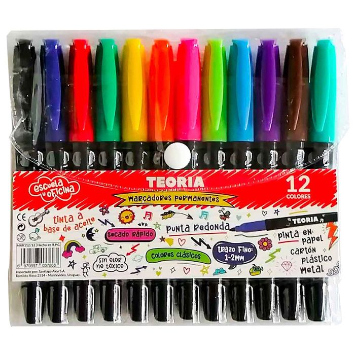 Marcadores-permanentes-TEORIA--12-un. Marcadores-permanentes-TEORIA--12-un.