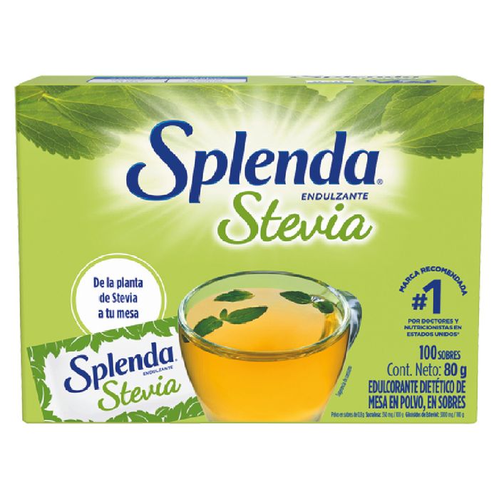 Edulcorante-SPLENDA-con-stevia-100-sobres Edulcorante-SPLENDA-con-stevia-100-sobres
