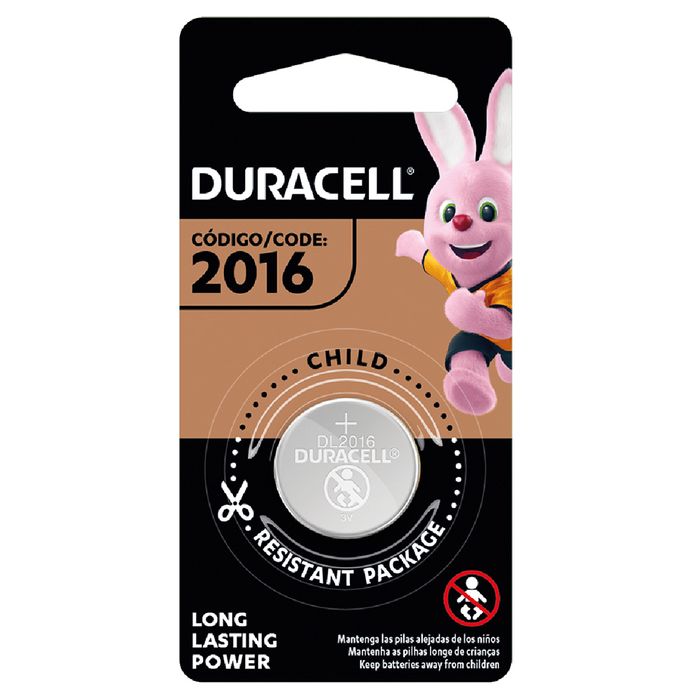 Pila-DURACELL-Lithium-Mod.-DL-2016-3-V Pila-DURACELL-Lithium-Mod.-DL-2016-3-V