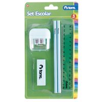Set-escolar-TORRE-2-lapices--goma-sacapuntas-regla