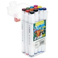 Marcadores-doble-punta-caja-plastica-12-un.