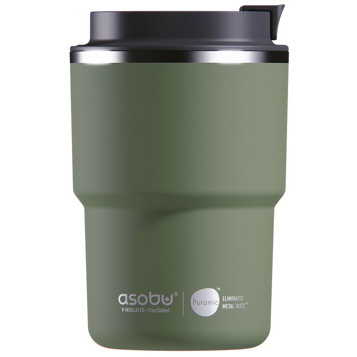 Vaso-Termico-cafe-acero-inoxidable-355-ml-verde-con-tapa