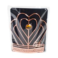 Sujetalibros-en-forma-de-corazon-Golden-Rose