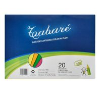 Block-Cartulina-TABARE-Fluo-A4-20H-180-g