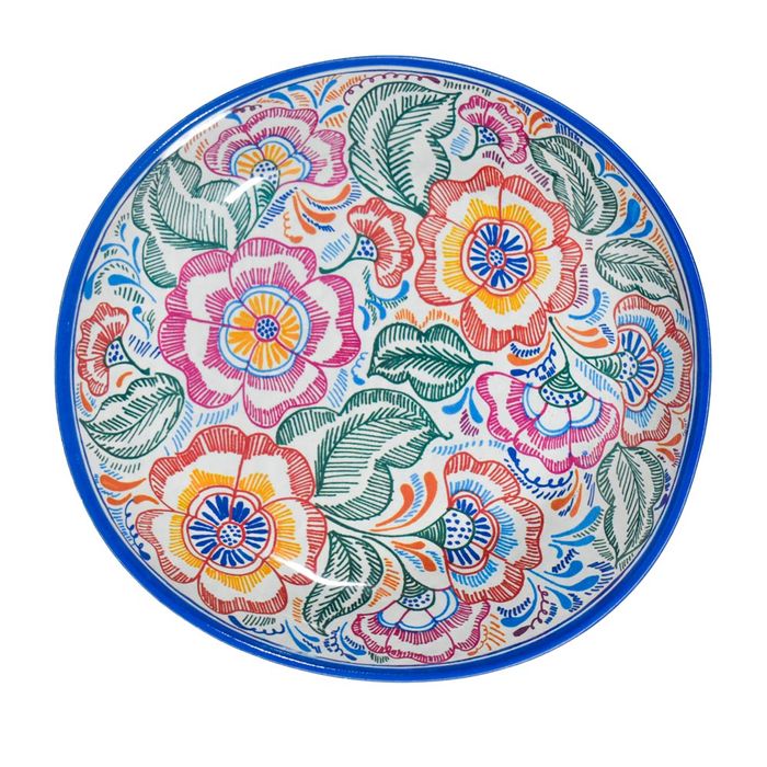 Ensaladera-Irregular-Melamina-Bambu-33-cm-Floral