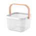 Canasto-con-24x24x17-cm-Acero-Blanco-con-Asa