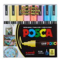 Marcadores-Uni-POSCA-25-mm-8-Colores-Pastel