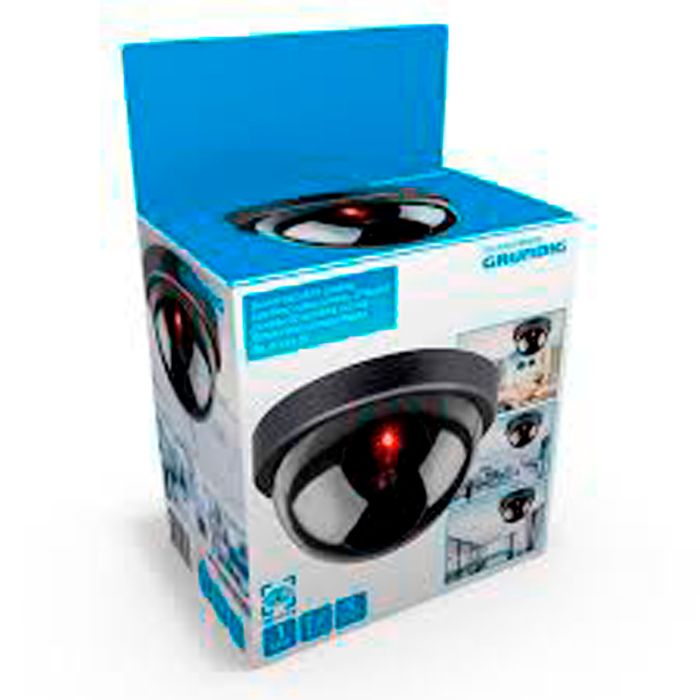 Camara-de-Seguridad-GRUNDIG-Ficticia-domo-negro